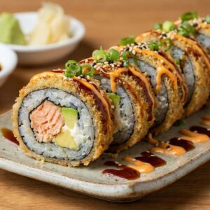 C1. CRISPY Salmon Roll